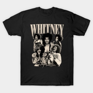 Whitney Houston Vintage Retro 80s 90s Music Singer Soul T-Shirt